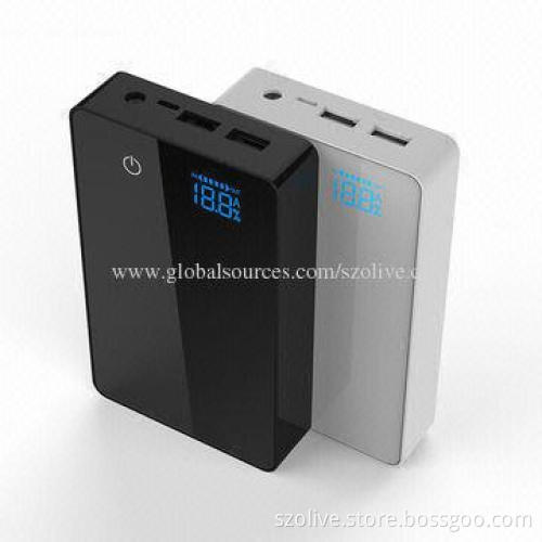 11,000mAh Power Banks, Capacity Indicator, Dimensions 128 x 76 x 23mm